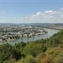 Uitzicht over de Koblenz en de Rijn